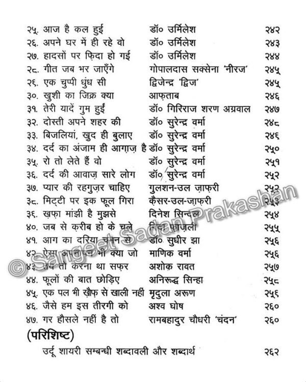 Mashur Ghazalo ki swarlipi - Image 8
